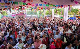 ¡De récord Guinness! El Pueblo Mágico de Xilitla bailó huapango 48 horas sin parar 