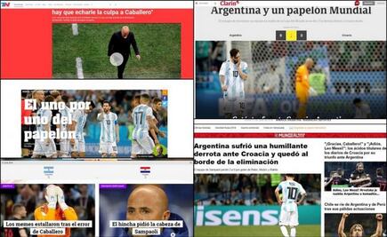  Prensa argentina tunde a la Albiceleste por su vergonzosa derrota