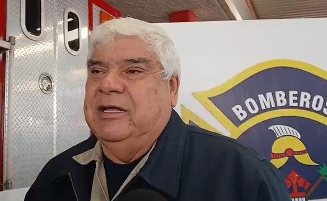 Adolfo Benavente, comandante del H. Cuerpo de Bomberos de SLP. Foto: Samuel Estrada