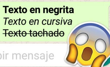  Cómo usar varios formatos de letra en WhatsApp