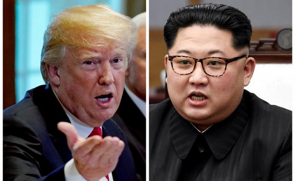 El líder de Corea del Norte, Kim Jong-un, y el presidente de EU, Donald Trump (Foto: AFP)