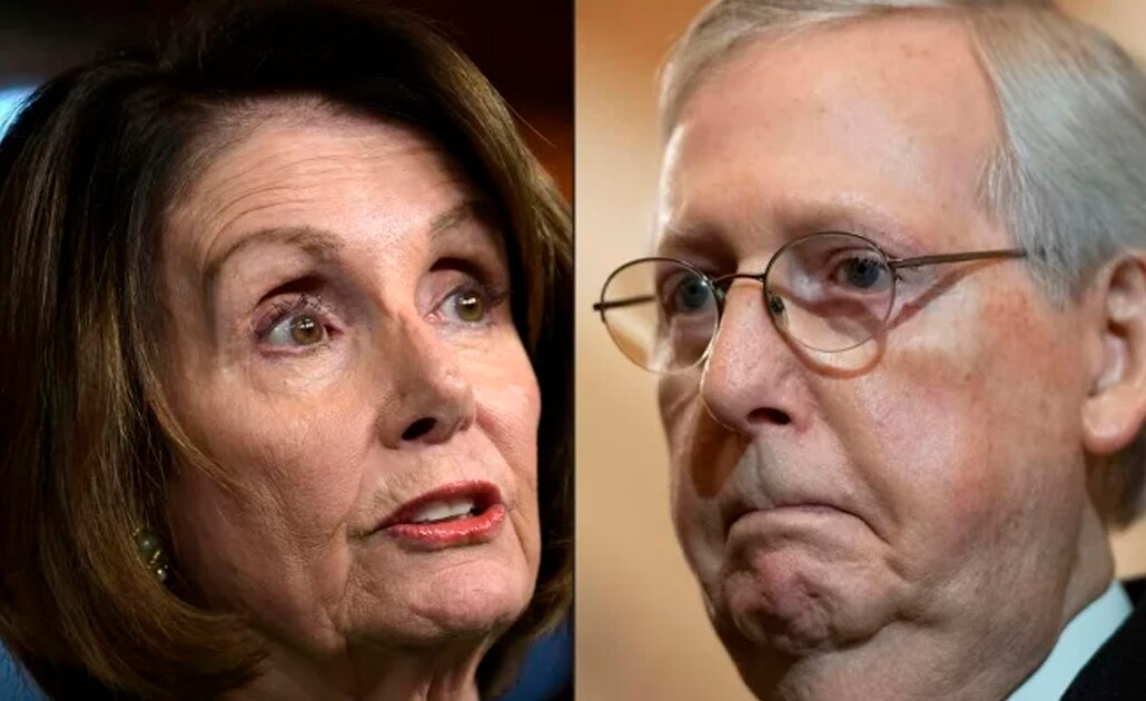 Pelosi y McConnell, los protagonistas del juicio político a Trump