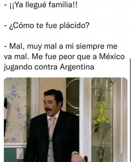 Qatar 2022. México pierde contra Argentina y los memes no se hicieron esperar