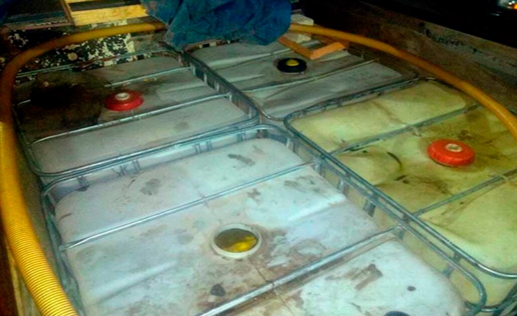 SEDENA y Policía Estatal aseguran hidrocarburo