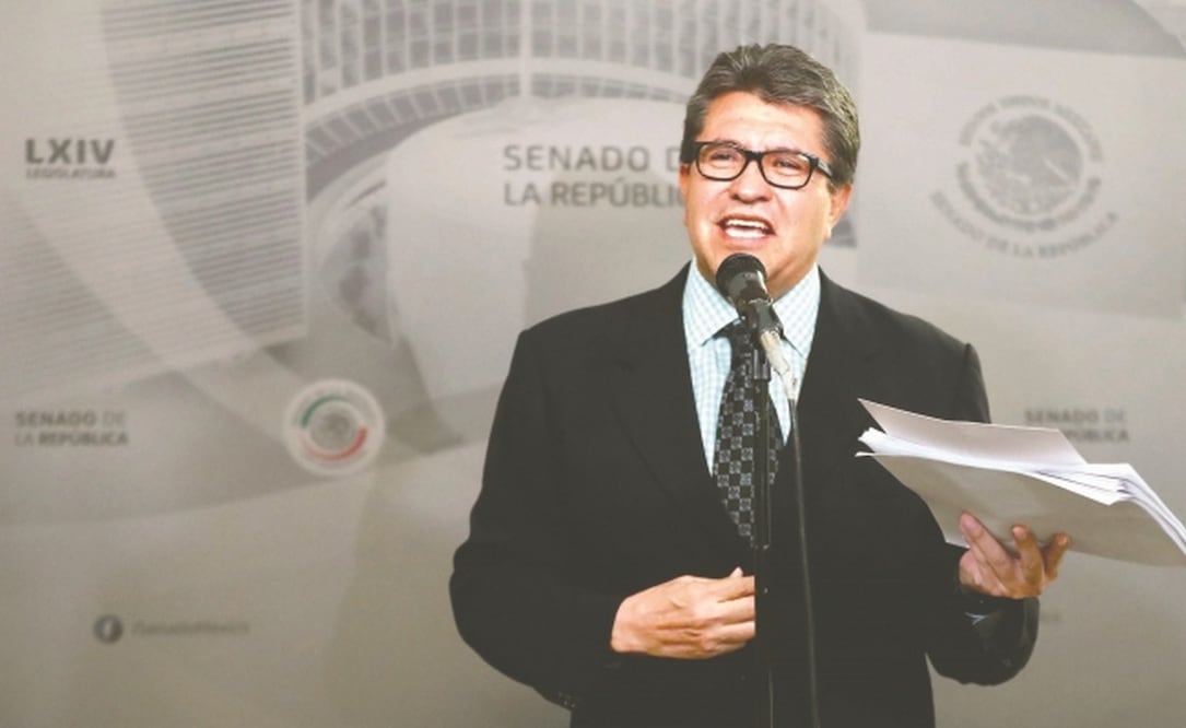 Ricardo Monreal, coordinador del Grupo Parlamentario de Morena en el Senado. Foto: ARCHIVO/ EL UNIVERSAL