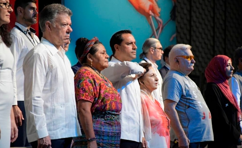 Premios Nobel de la Paz llaman a erradicar todo tipo de violencia en el mundo