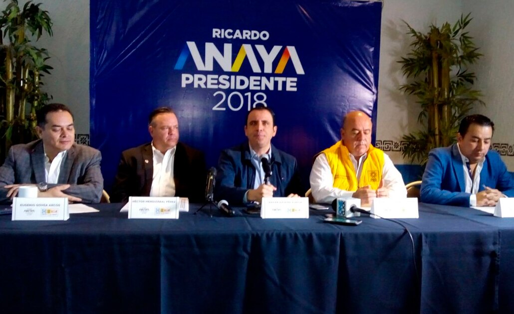 Presentan a Mendizábal como vocero estatal de campaña de Anaya