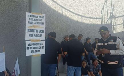 Se van a paro trabajadores de ContiTech, en SLP, por retraso de pagos y prestaciones 