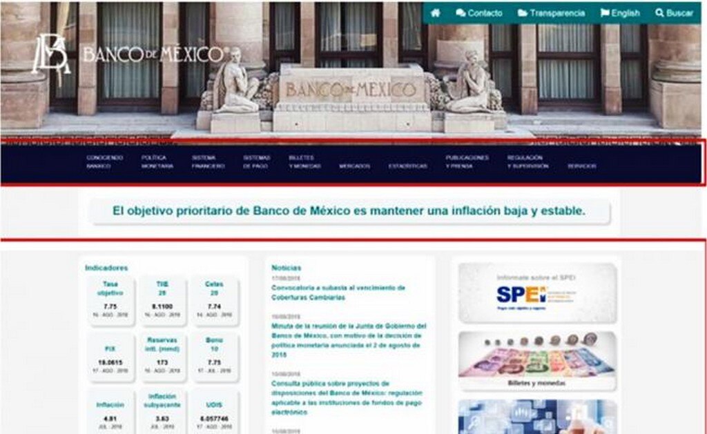  El Banco de México estrena portal de internet