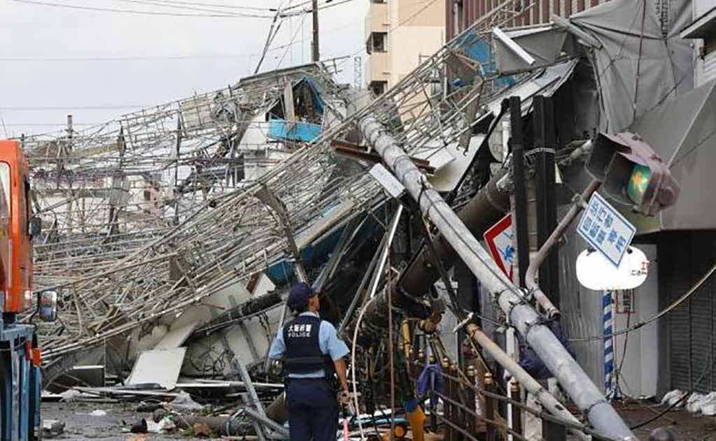 Tifón “Jebi” deja al menos seis muertos en Japón