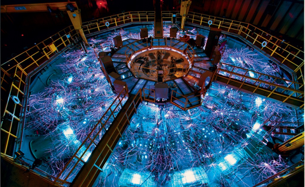 La "máquina Z" de Estados Unidos, en el Laboratorio Nacional Sandia, Albuquerque. Foto: EFE