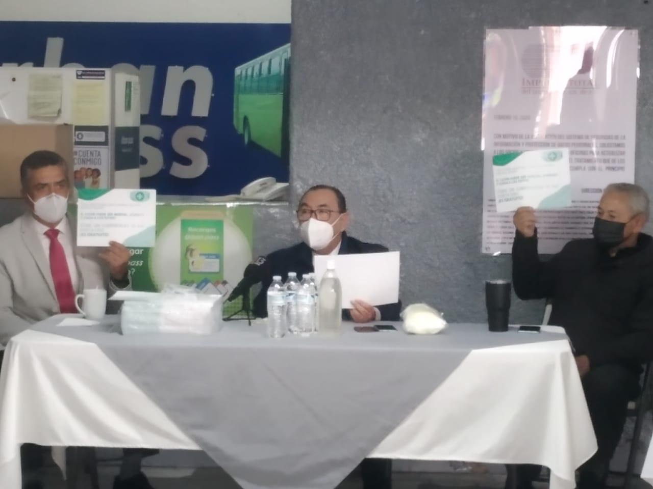 Club Rotario dona 3 mil cubrebocas a empresa de transporte de SLP 