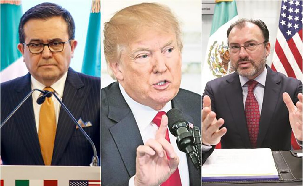 Dos secretarios mexicanos responden a los "tuitazos" de Trump