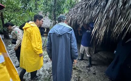 Dos personas fallecieron en SLP por estragos del huracán Erick; continúan atendiendo a comunidades de la Huasteca 