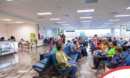 ¡Lista! nueva sala de espera de aeropuerto Ponciano Arriaga