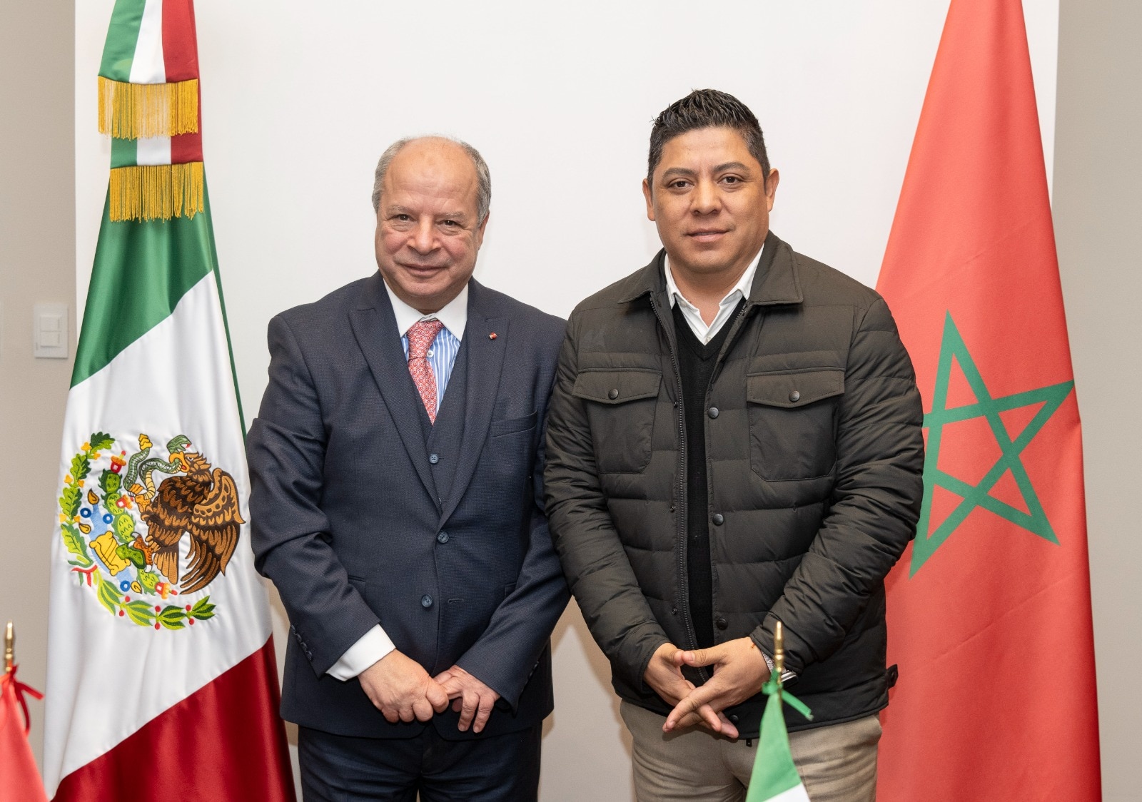 Ricardo Gallardo se reúne con embajador de Marruecos; estrechan vínculos para la inversión en SLP