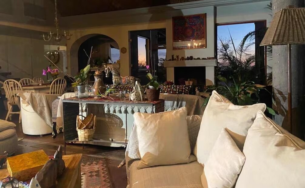 Casa de Tepoztlán del presidente del Senado, Gerardo Fernández Noroña. Foto: Tomada de la cuenta de X de @jorgegogdl