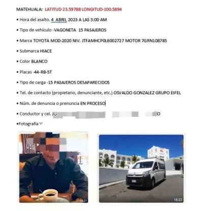 Robos y desapariciones: Cubre ola de inseguridad a la carretera Matehuala-SLP