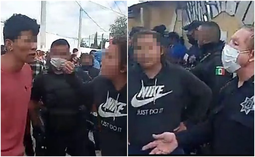 Tras intentar linchar a presuntos ladrones, habitantes apedrean a comandante en Soledad