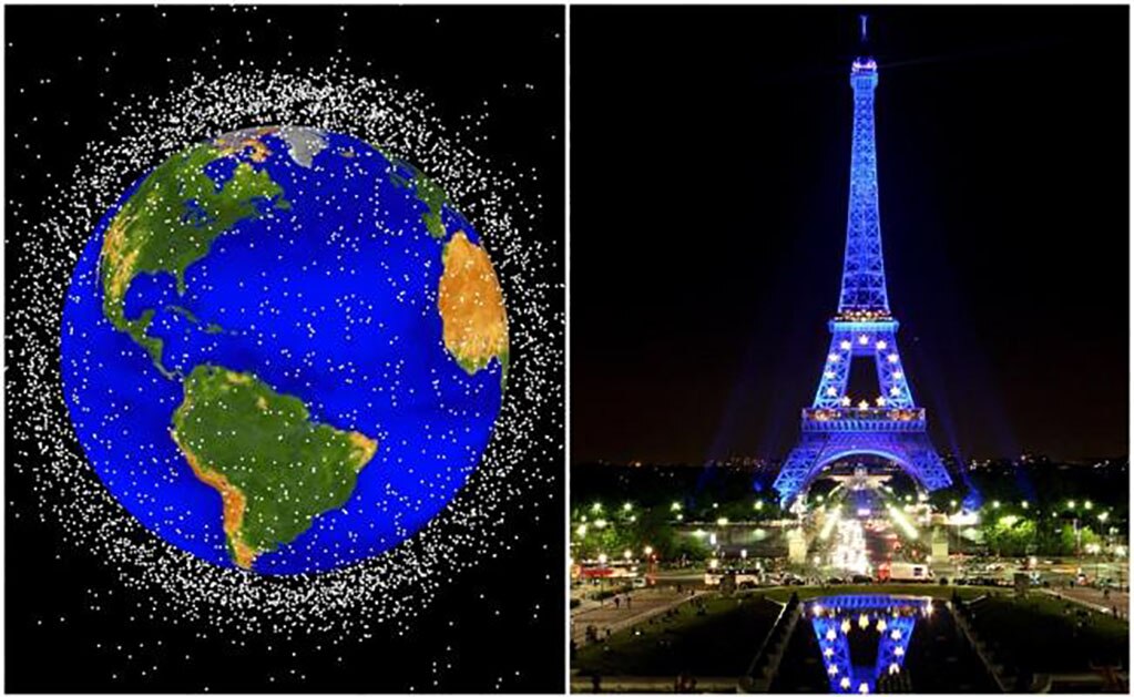 Foto: Agencia Espacial Europea (izquierda) y EFE (derecha)