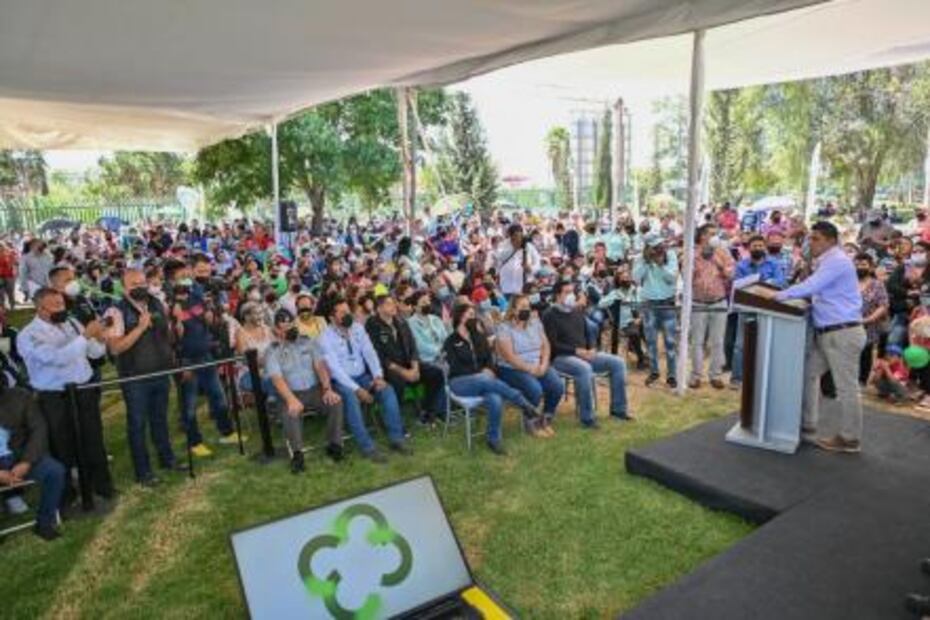 Inicia modernización del parque Tangamanga Dos; tendrá campo de golf y 30 canchas de futbol