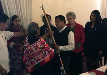 Cabildo formaliza nombramiento del titular de la Dirección de Asuntos Indígenas