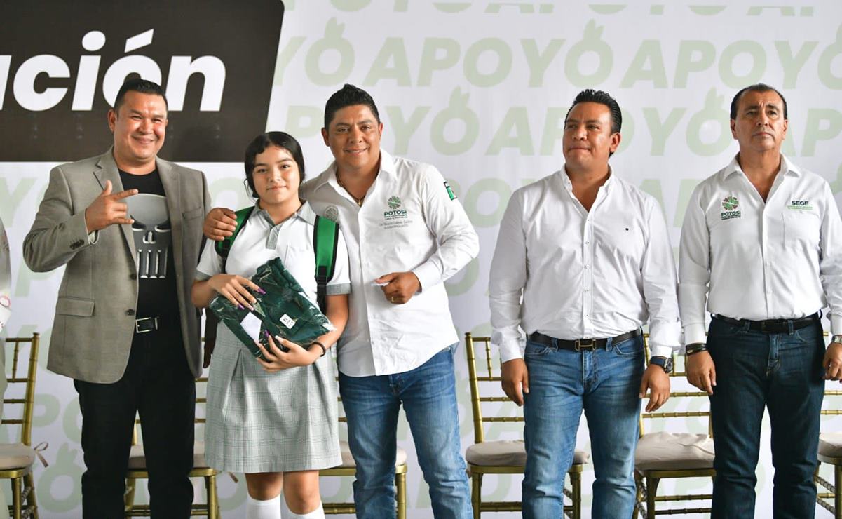 Pone Gallardo en marcha programa de apoyos escolares en Rioverde; beneficiará a 14 mil
