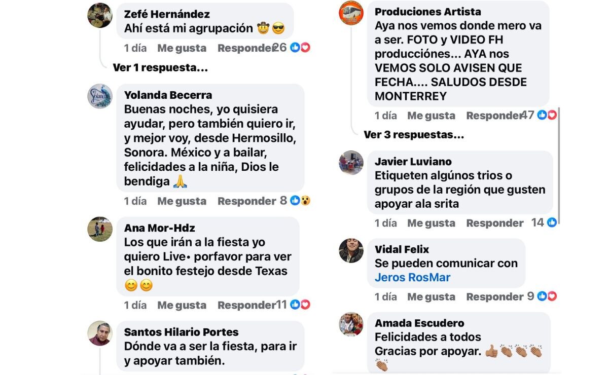 Comentarios en la publicación del señor Ramón Morales. Fotos: captura de pantalla