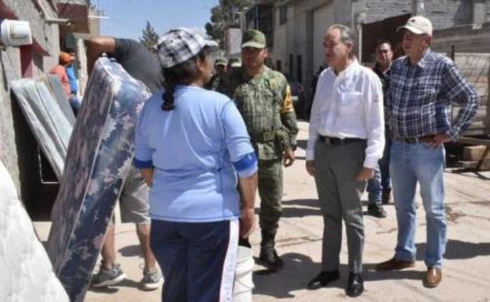 Tromba en Salinas de Hidalgo dejó casi 200 casas afectadas