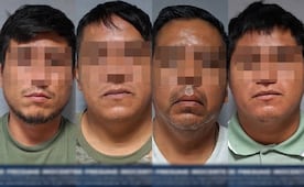 FGE detiene a 4 policías municipales de Matlapa, SLP, por su presunta participación en un homicidio
