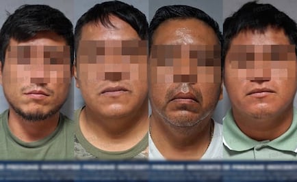 FGE detiene a 4 policías municipales de Matlapa, SLP, por su presunta participación en un homicidio