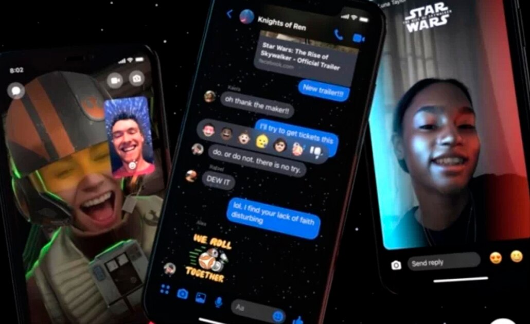 ¿Cómo activar el tema de Star Wars en Facebook Messenger?