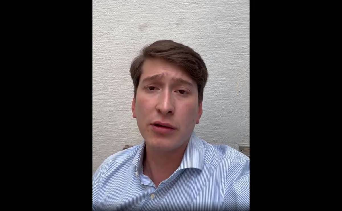 Juan Pablo Sánchez Gálvez pidió disculpas a quien haya ofendido e indicó que se bajará del equipo de campaña de su mamá. Foto: captura de pantalla