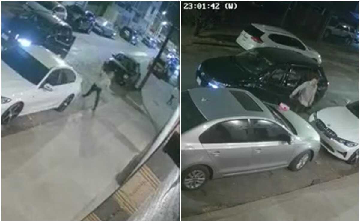 Sujeto en estado de ebriedad desata pánico en restaurante de la capital de SLP. Foto: Capturas de video