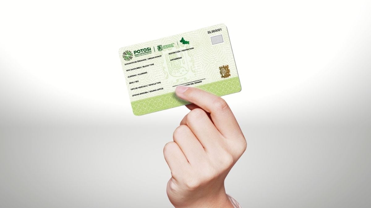 Licencia de conducir SLP 2024. Requisitos para tramitarla gratis y permanente 