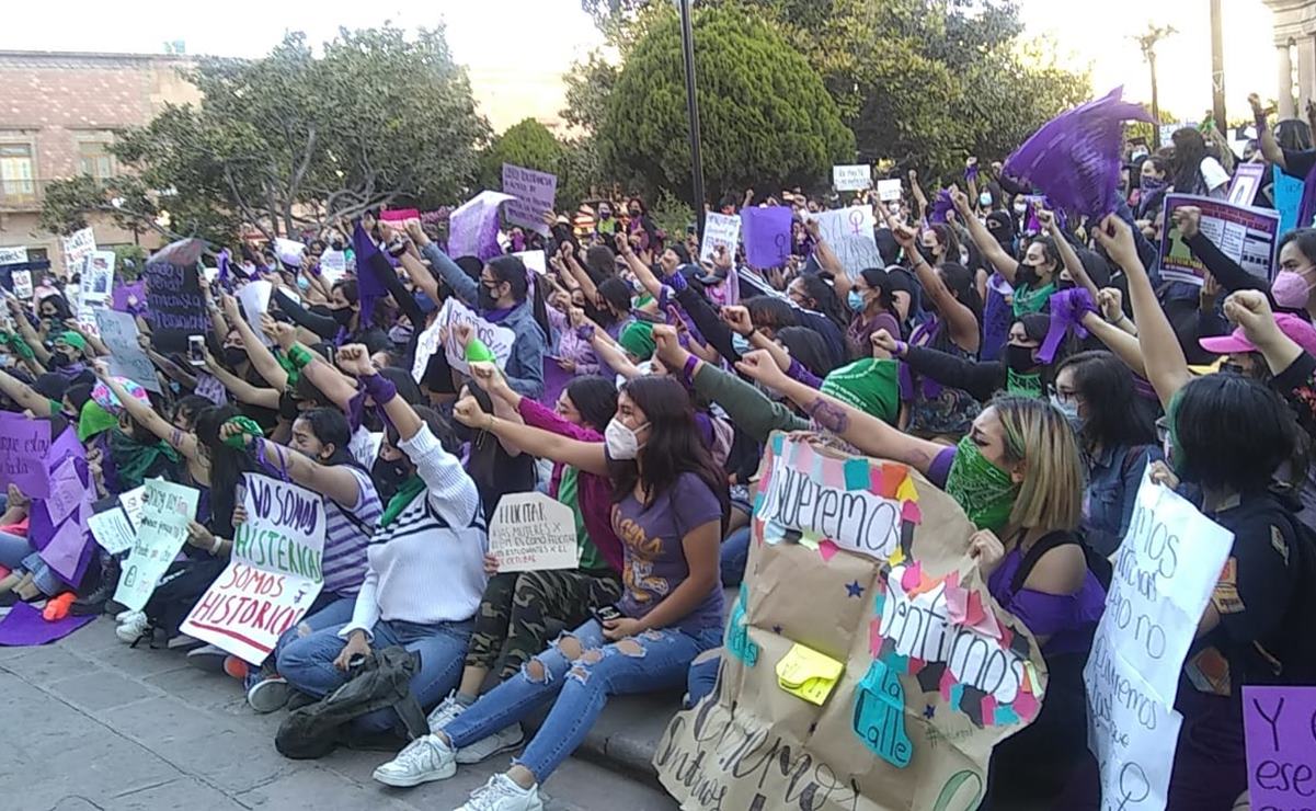“Vivas nos queremos”, mujeres potosinas toman la calles por 8M