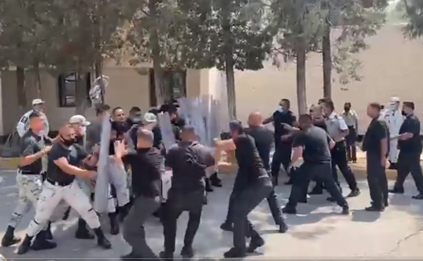 Video viral. Práctica de la Guardia Nacional termina en enfrentamiento en SLP