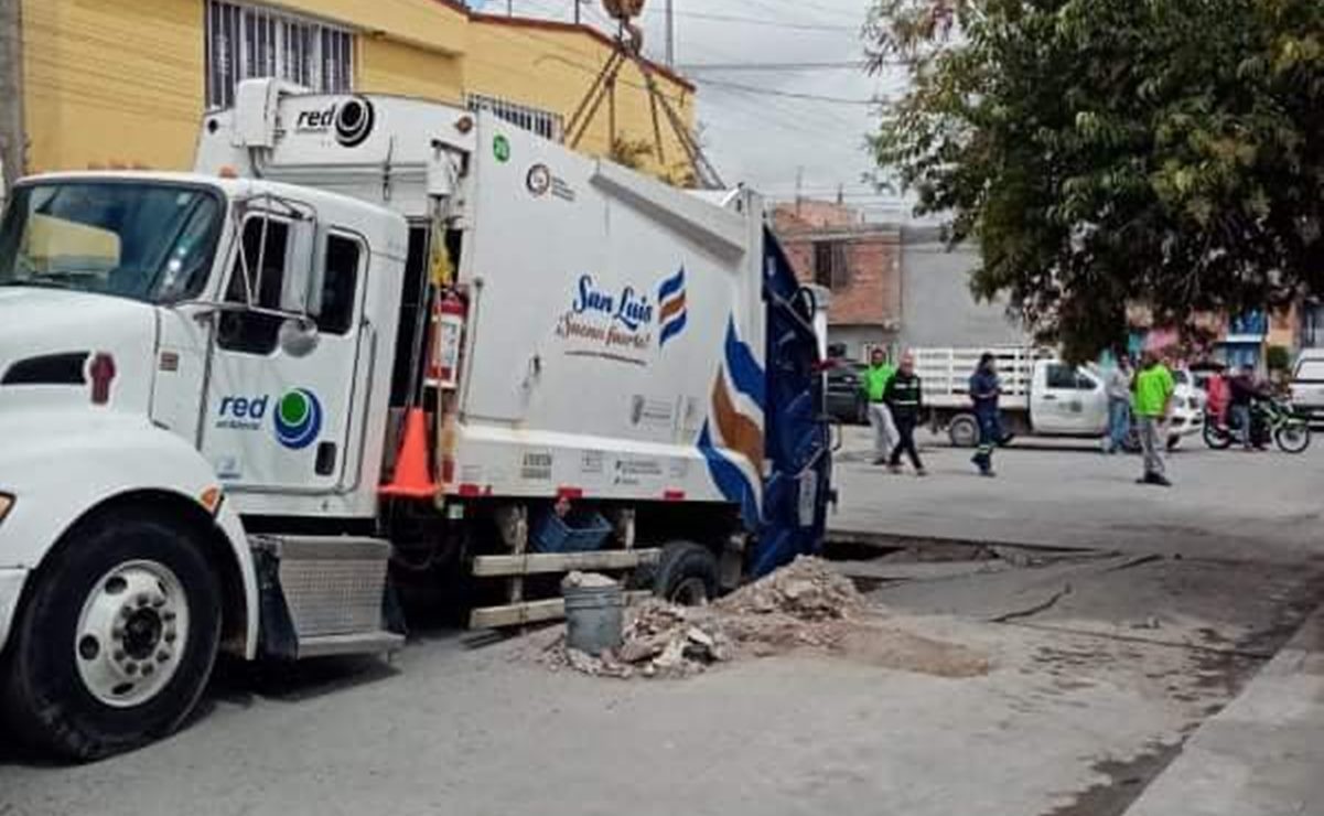 Reparación de drenaje colapsado por camión costará más de 200 mil pesos, dice Interapas