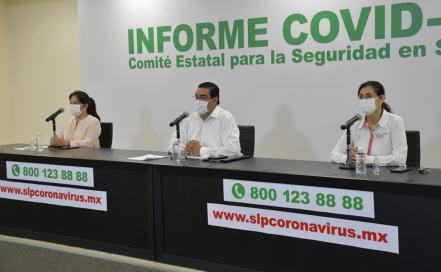 En las últimas 24 horas, San Luis Potosí registra 119 casos y 5 muertes por coronavirus