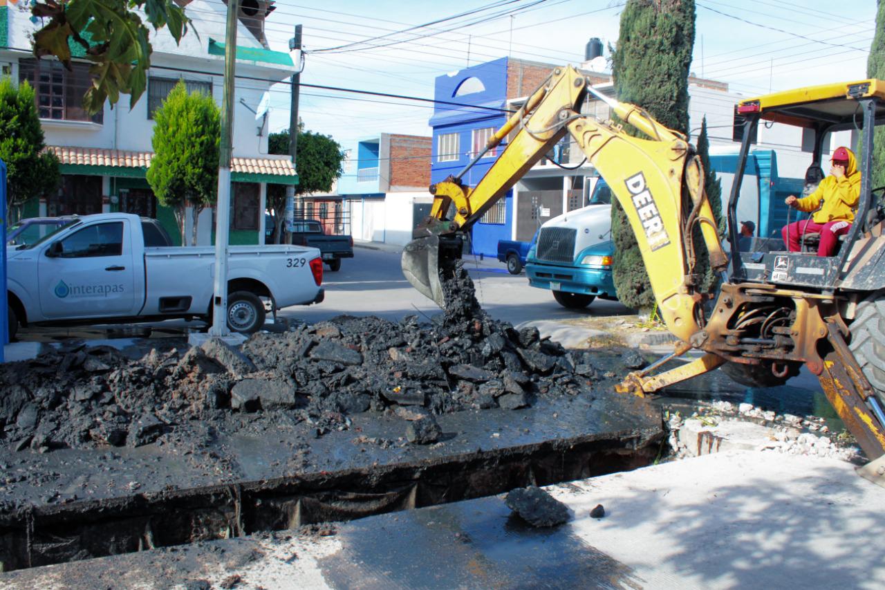 Interapas invertirá 240 mil pesos en reparación de drenaje en colonia Progreso