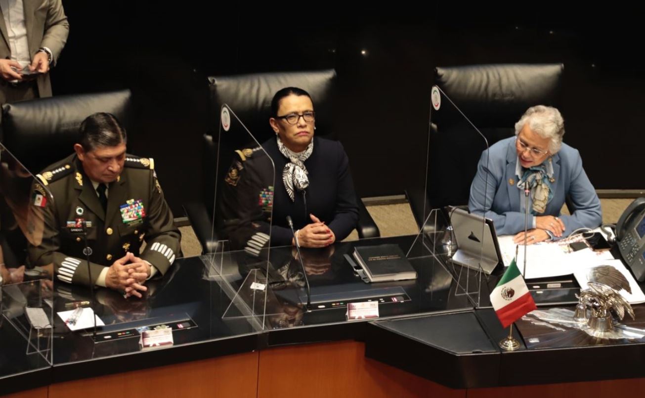 “No venimos a ganar la guerra, venimos a ganar la paz”: Rosa Icela Rodríguez al comparecer ante el Senado
