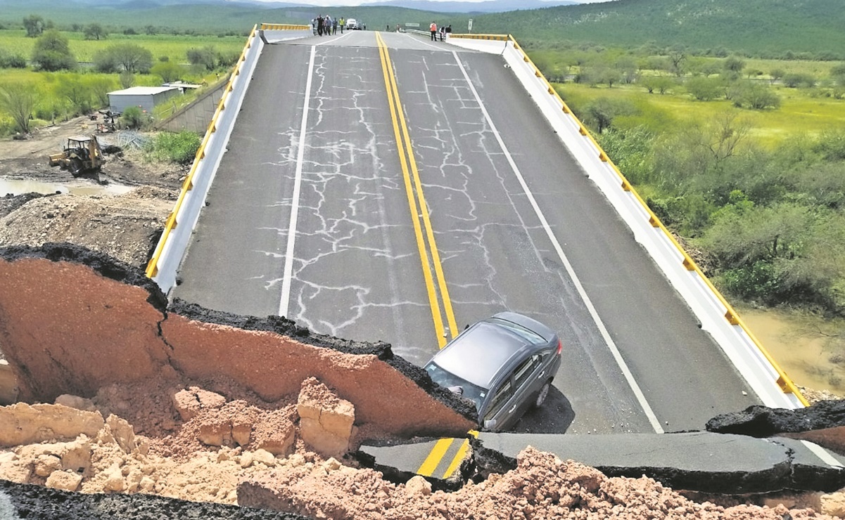 Pide diputado de SLP “castigo ejemplar” para responsables de colapso de puente en la Cerritos-Tula