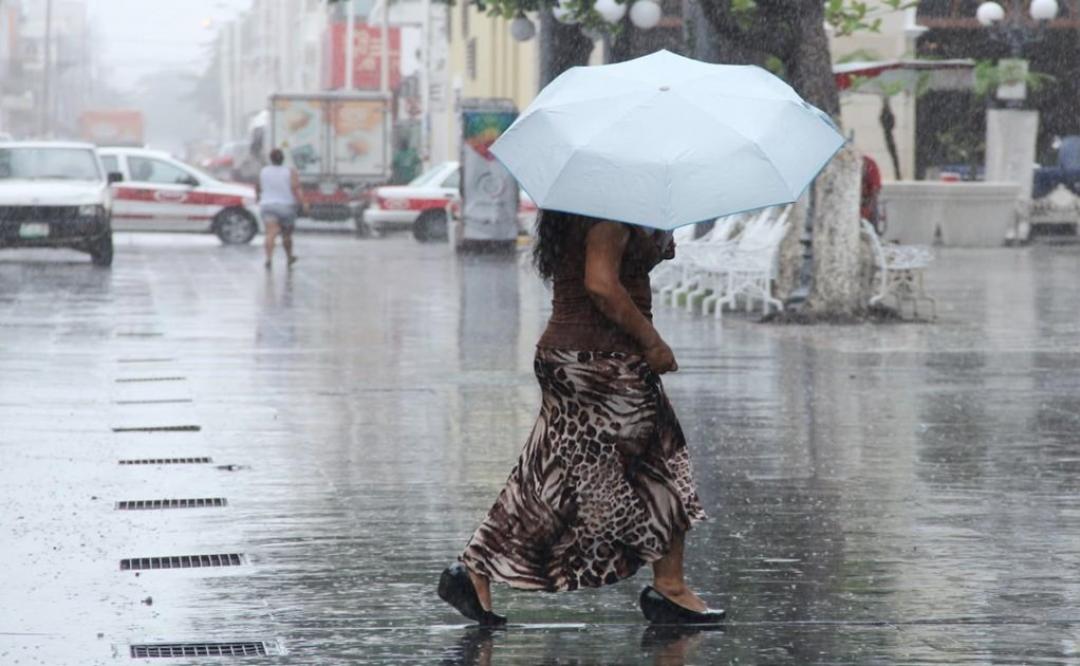 Para este jueves se esperan lluvias fuertes en SLP e intensas en estados del sur del país