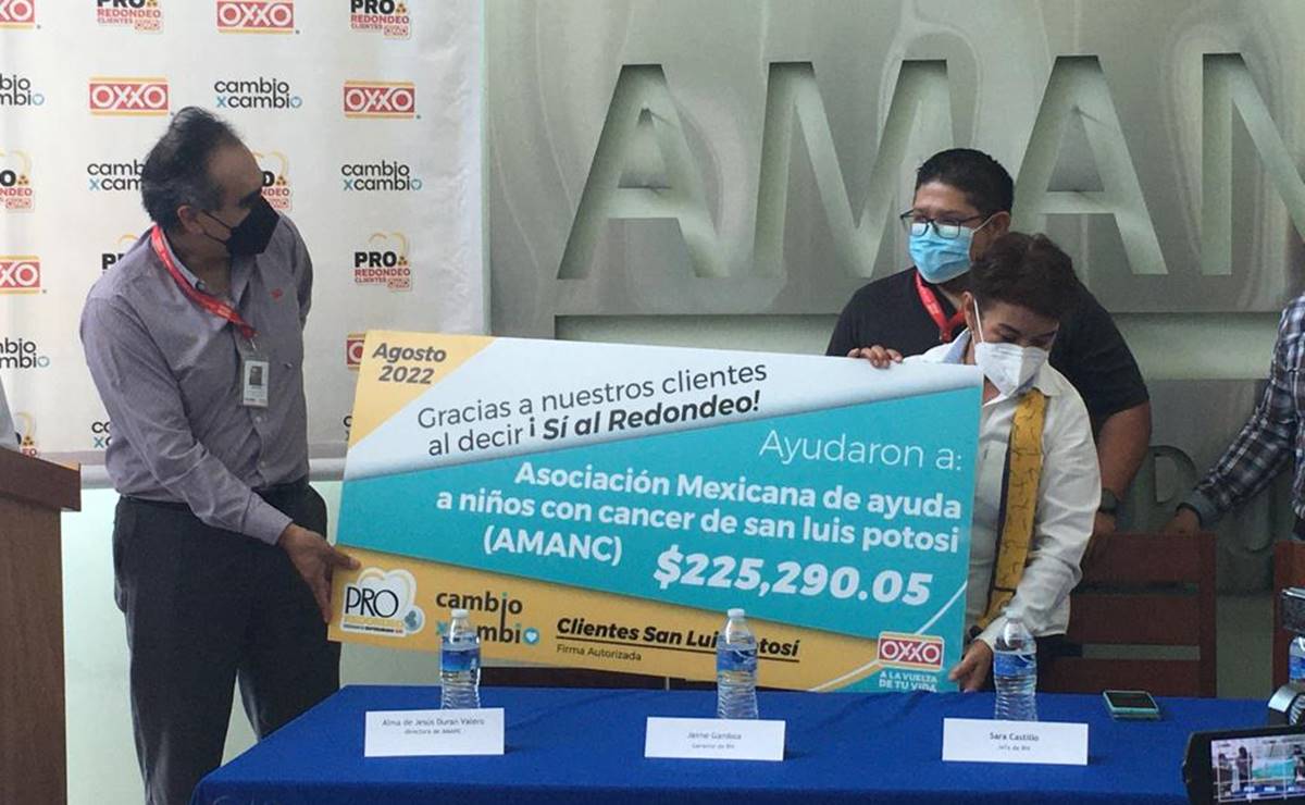 AMANC recibe una donaci&oacute;n de m&aacute;s de 200 mil pesos en SLP