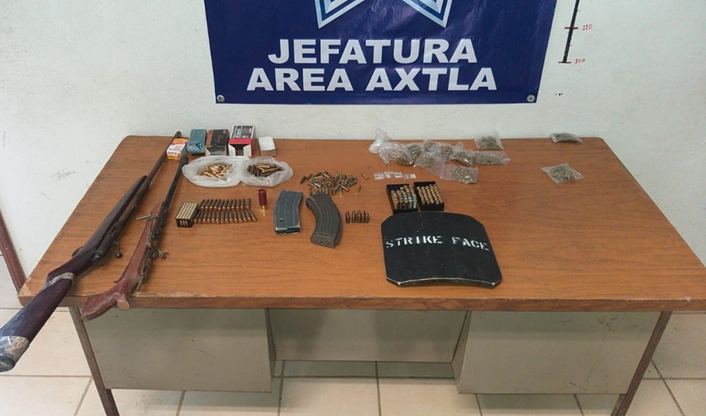 Desarticulan banda criminal en Axtla de Terrazas; hay cinco detenidos