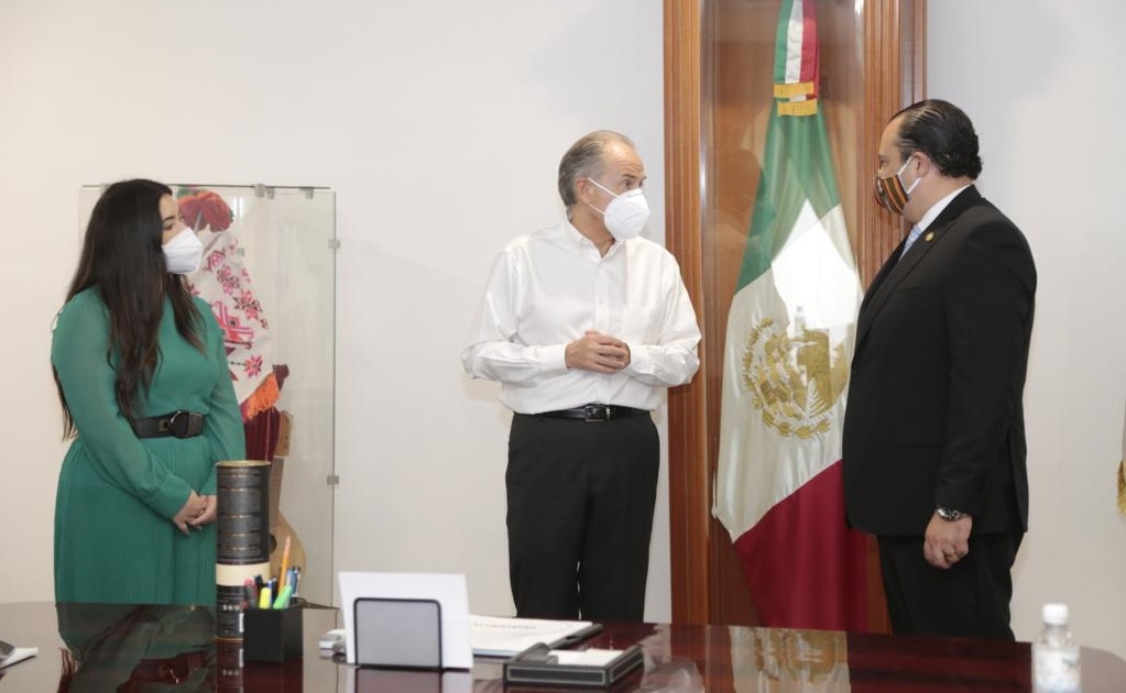 Gobernador de SLP recibe a embajador de Guatemala en México