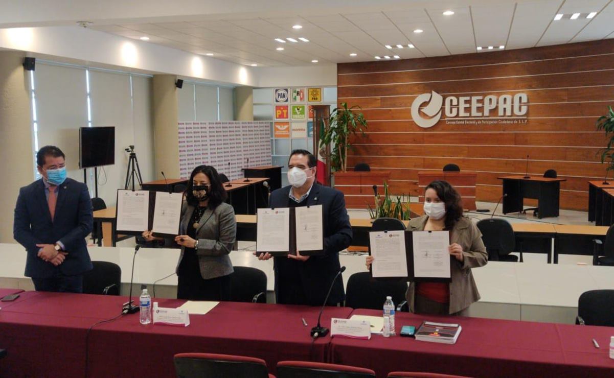 Coparmex y Ceepac firman convenio para vigilar el proceso electoral en SLP 