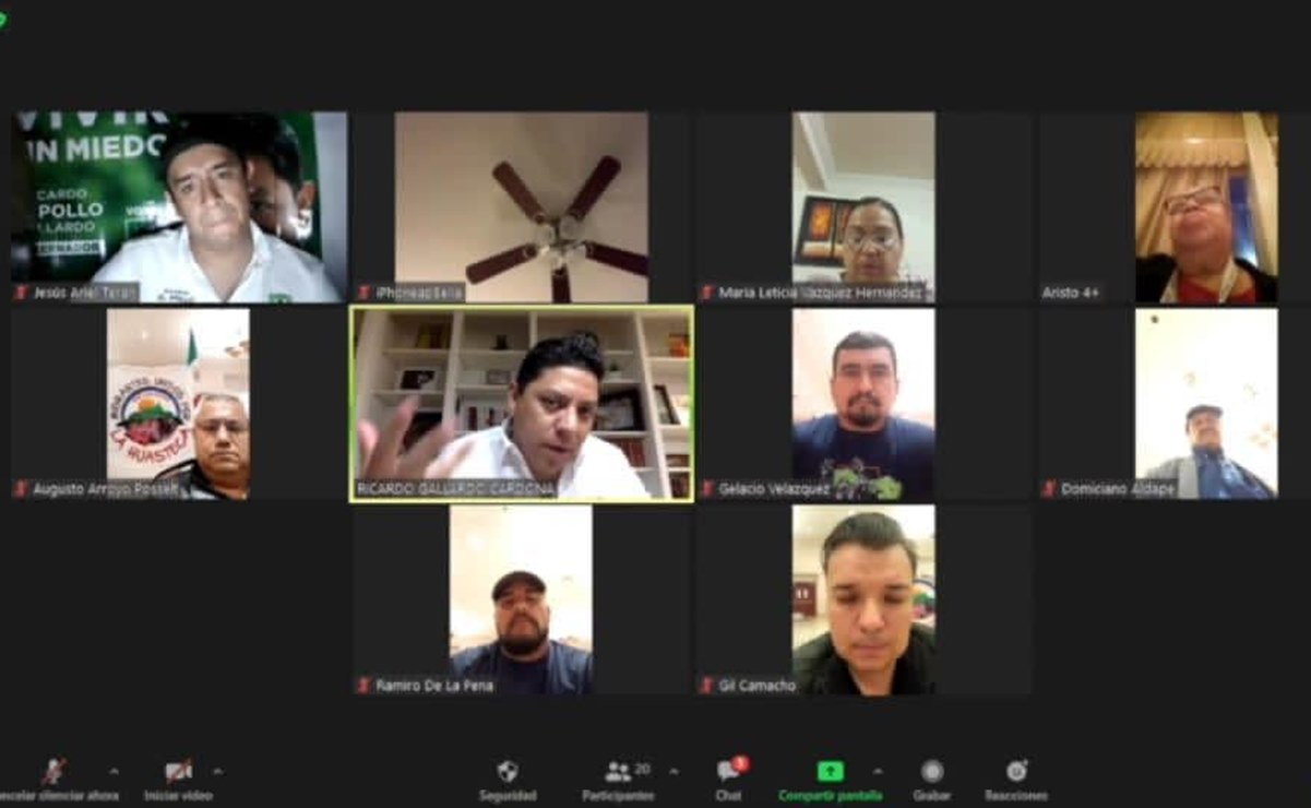 Sostiene Ricardo Gallardo encuentro virtual con mexicanos en Estados Unidos