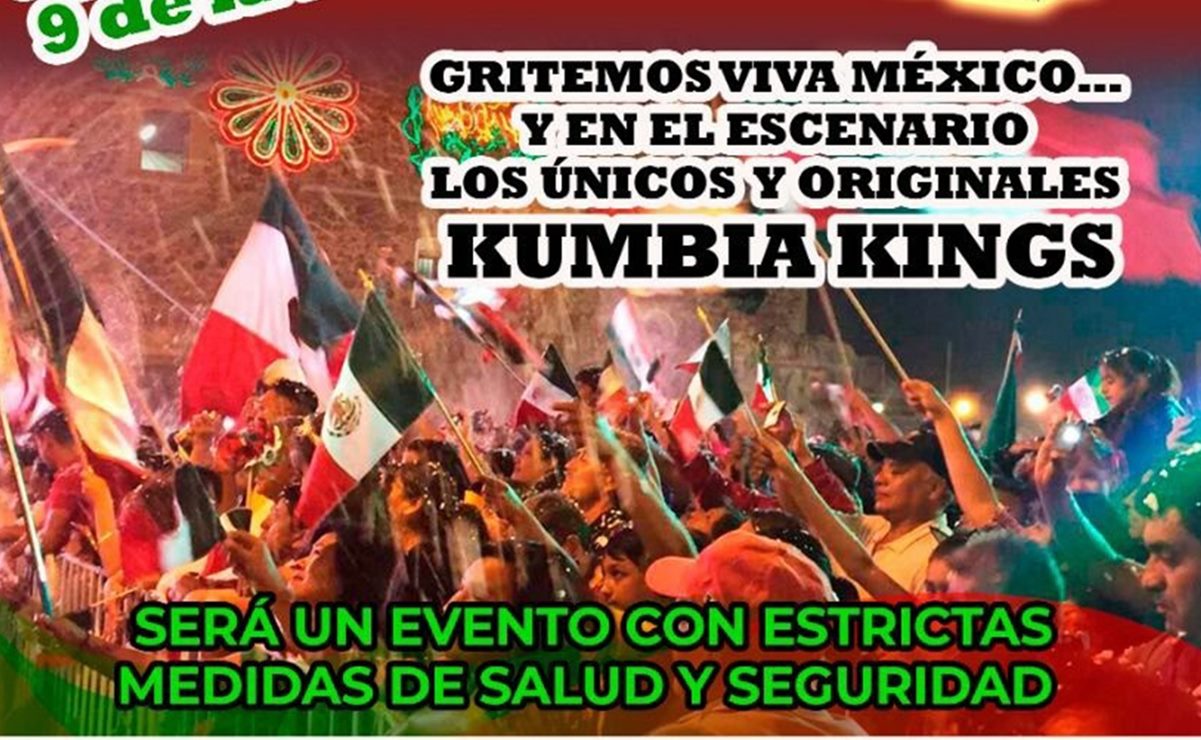 Califican de ‘imprudente e indebido’ concierto de Kumbia Kings en Soledad por Grito de Independencia
