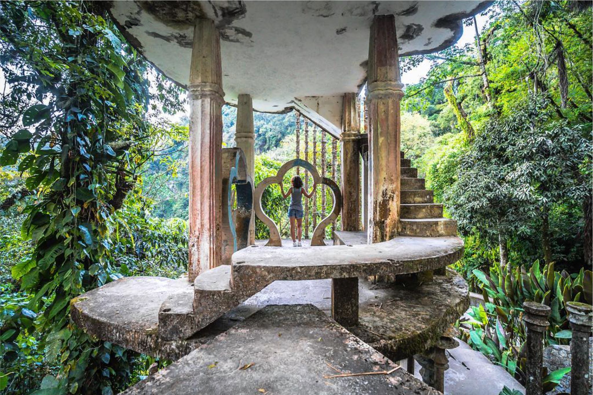 Jardín de Edward James en Xilitla, entre las 10 mejores experiencias turísticas de México 